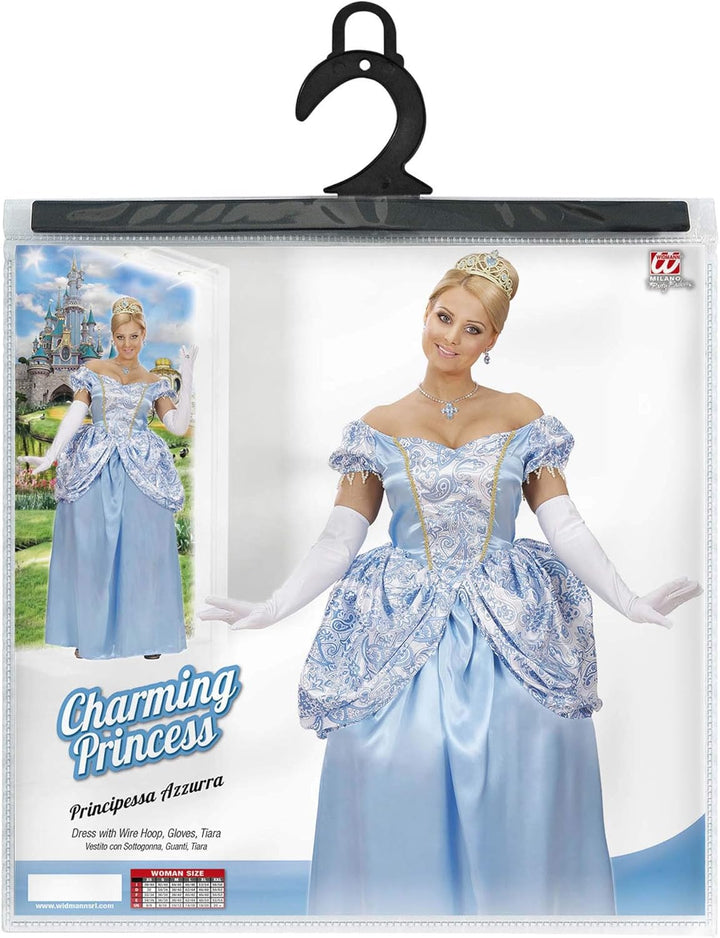 W WIDMANN MILANO Party Fashion - Kostüm Prinzessin, Kleid mit Unterrock, Eisprinzessin, Königin, Fas