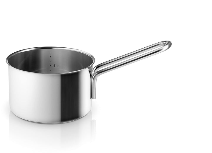 EVA-TRIO | Kasserolle 1,8l Steel line | 90% recycelter Edelstahl