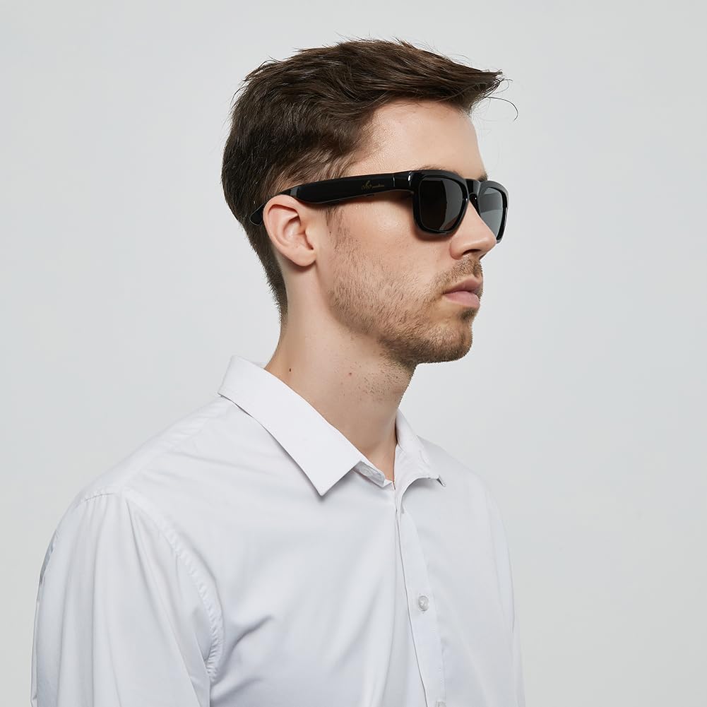 OhO sunshine wasserdichte Audio Sonnenbrille, Bluetooth Kopfhörer Sonnenbrille zum Hören von Musik u