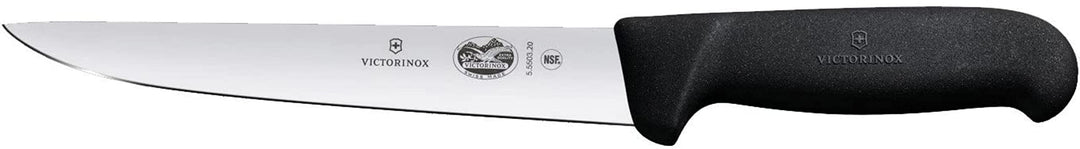Victorinox Fibrox Kochmesser, Stechmesser, Extra Scharfe Klinge, Rostfreier Stahl, Spülmaschinengeei
