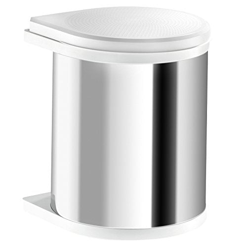 Hailo Abfallsammler 3515011 | Mono Schwenkeimer 15 Liter | Einbau ab 40 cm Unterschrank mit Drehtür