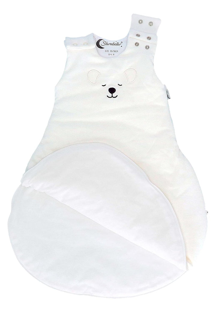 Sterntaler Baby Unisex Schlafsack Baby Baby-Schlafsack 62/68cm Eisbär Elia - Schlupfsack Baby, Pucks