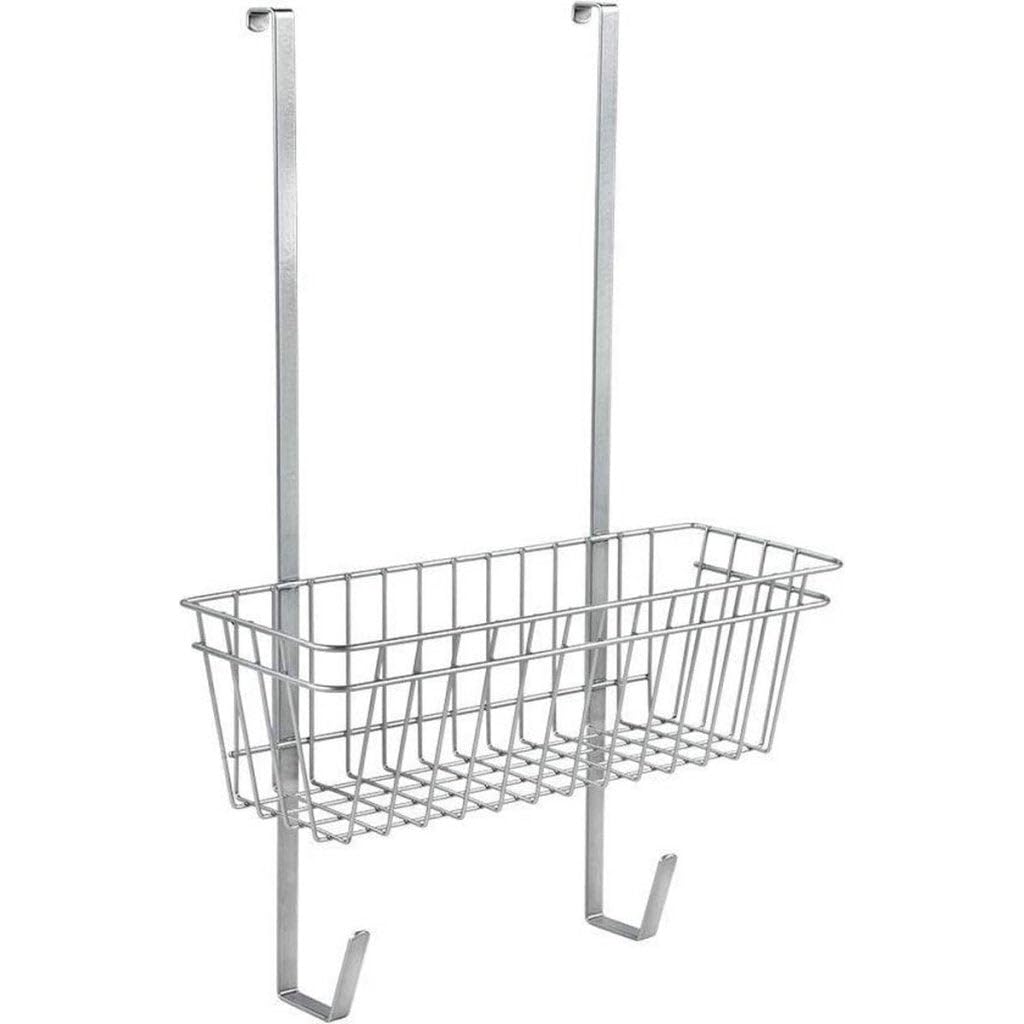 Metaltex Cleany Türregal, Metall, Silber, 49x34x15cm, Cleany