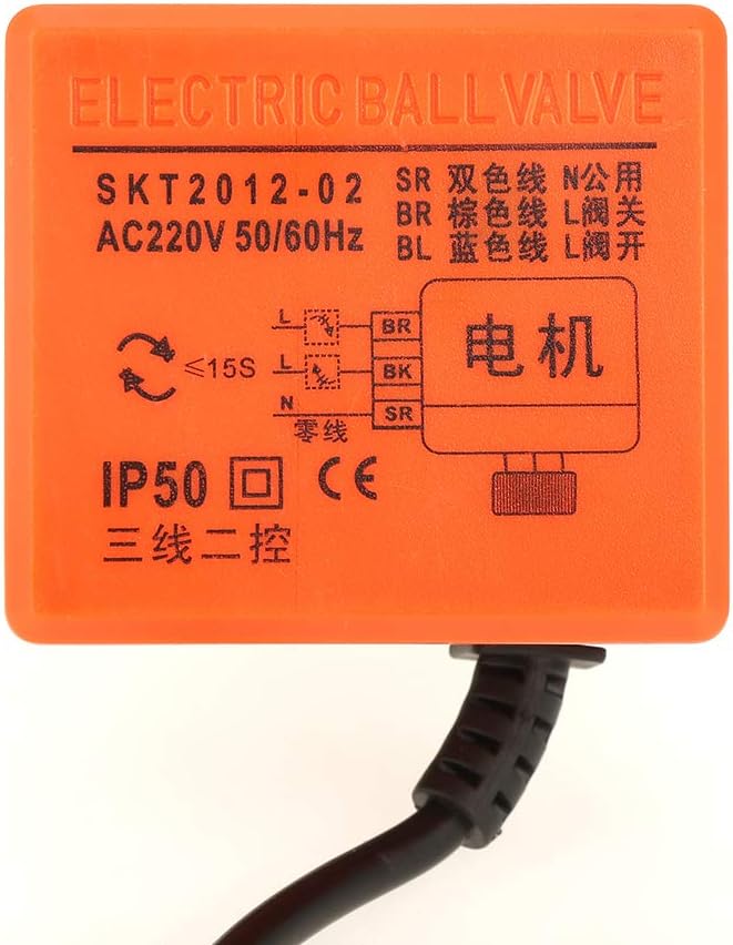 Motorisiertes AC 220V Messing-Kugelhahn, G1-1/4 DN32 2-Wege-3-Draht-2-Punkt-Steuerkugelventil