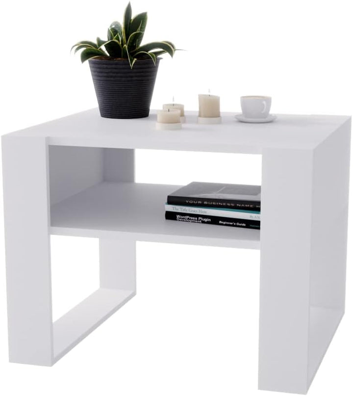 MRBLS Couchtisch – modernes rustikales Design – Wohnzimmer-Tisch Beistelltisch Kaffeetisch Sofatisch