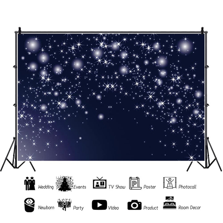 Renaiss 3x2.5m Nacht Sterne Hintergrund Sternenhimmel Raum Thema Fotografie Hintergrund Kinder Gebur