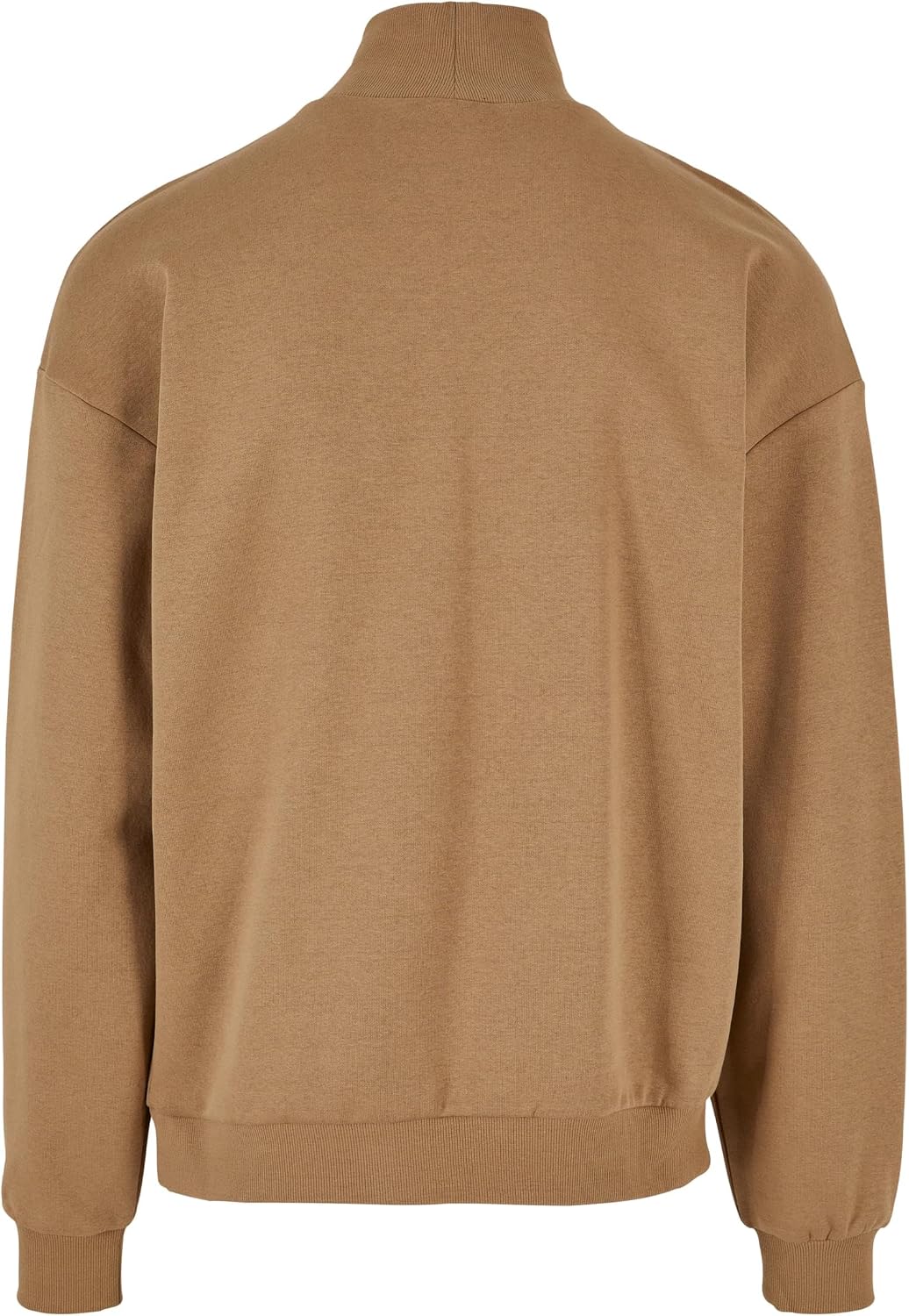 Urban Classics Herren High Rib Neck Crew Sweatshirt 3XL Warmsand, 3XL Warmsand