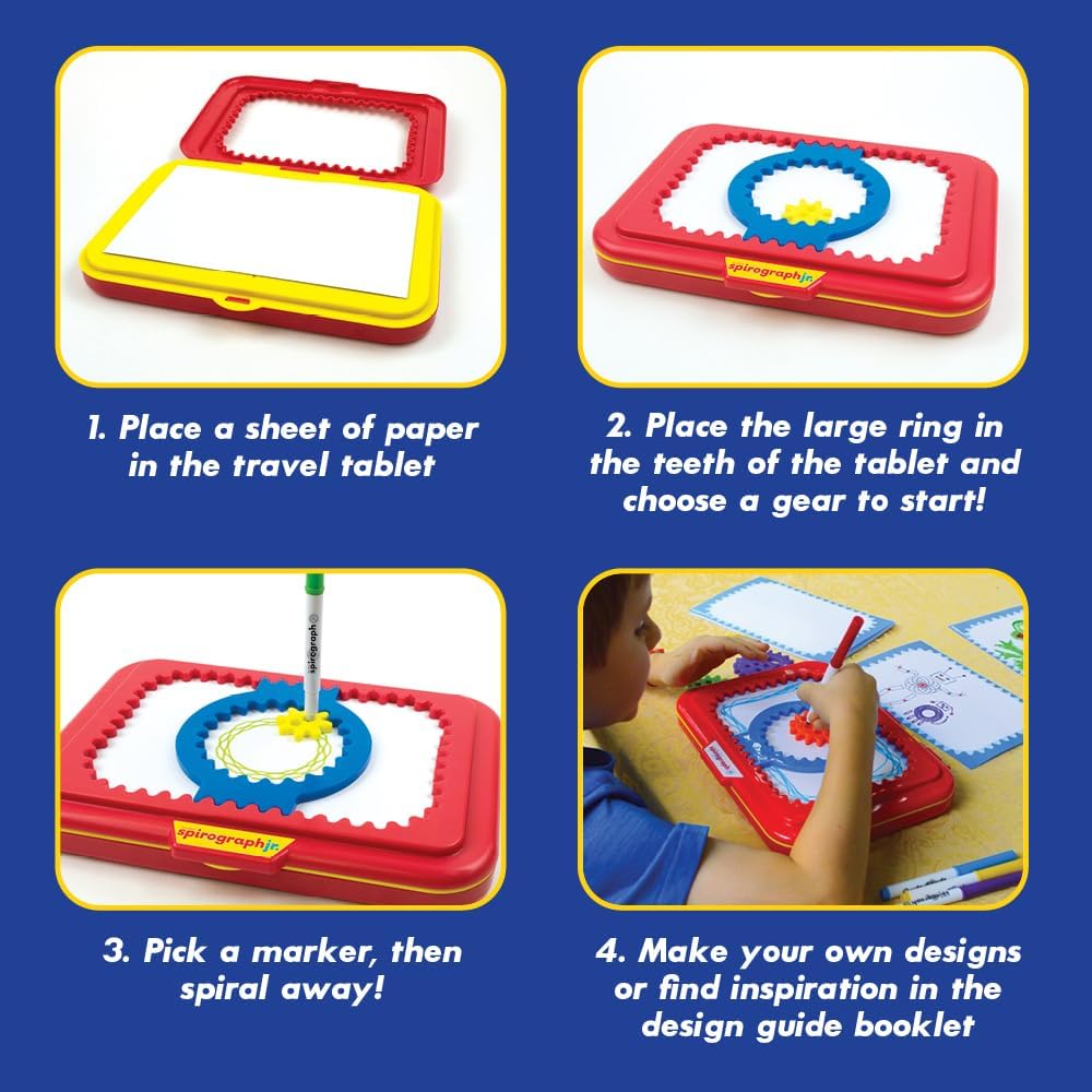 Spirograph Jr., Mehrfarbig, Assorted Original, Original