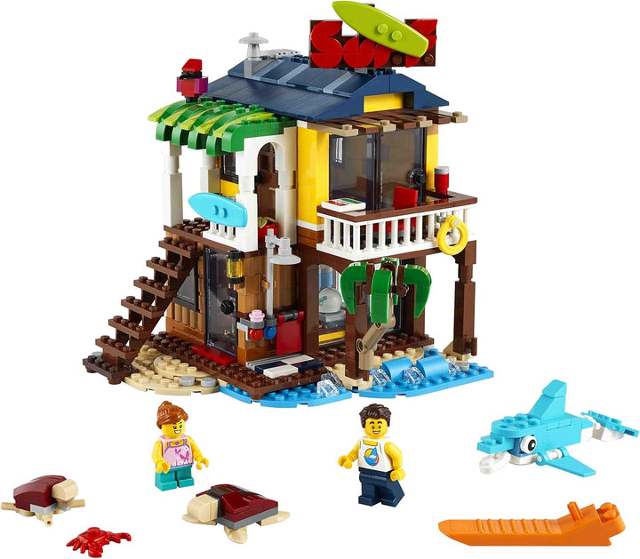 Lego Creator 2er Set: 31131 Nudelladen & 31118 Surfer-Strandhaus