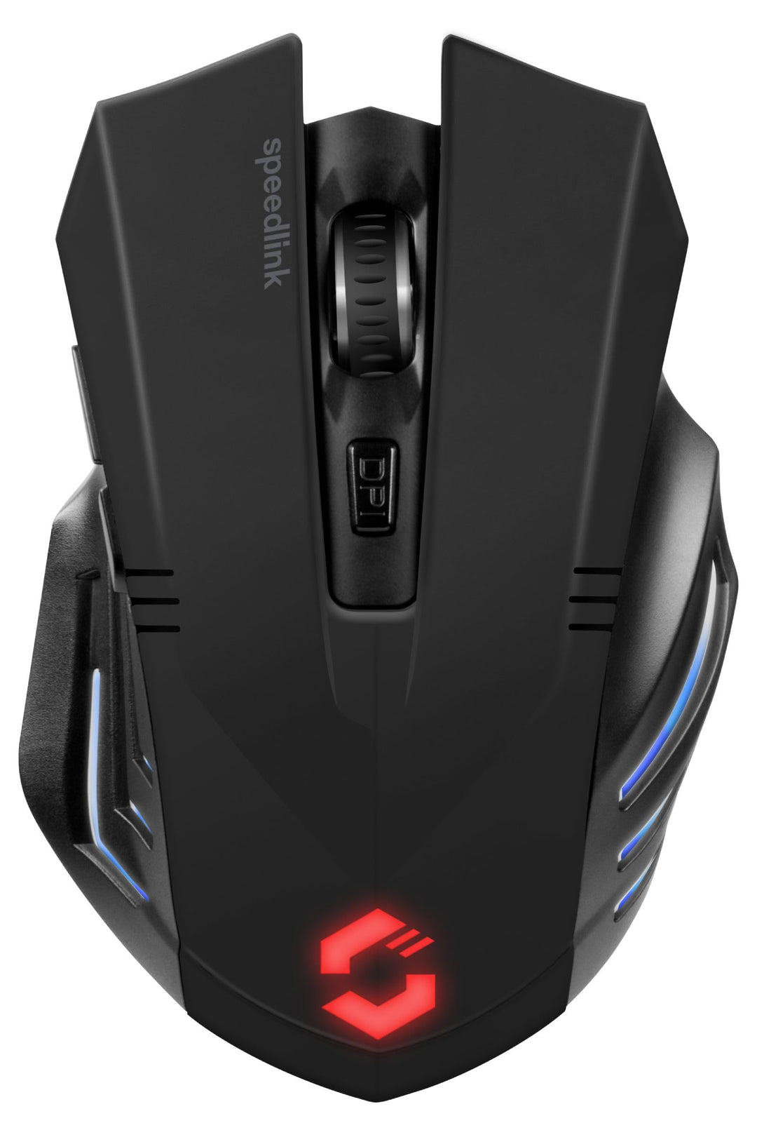 Speedlink FORTUS Gaming Maus Wireless - Kabellose Gaming-Maus mit 5 Tasten und LED-Beleuchtung, schw