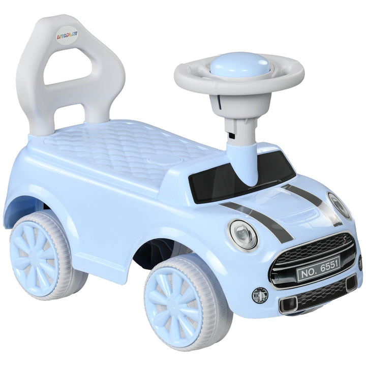 AIYAPLAY Rutschauto Rutschfahrzeug Kinderfahrzeug für 18-36 Monate Kinder Hellblau, Hellblau