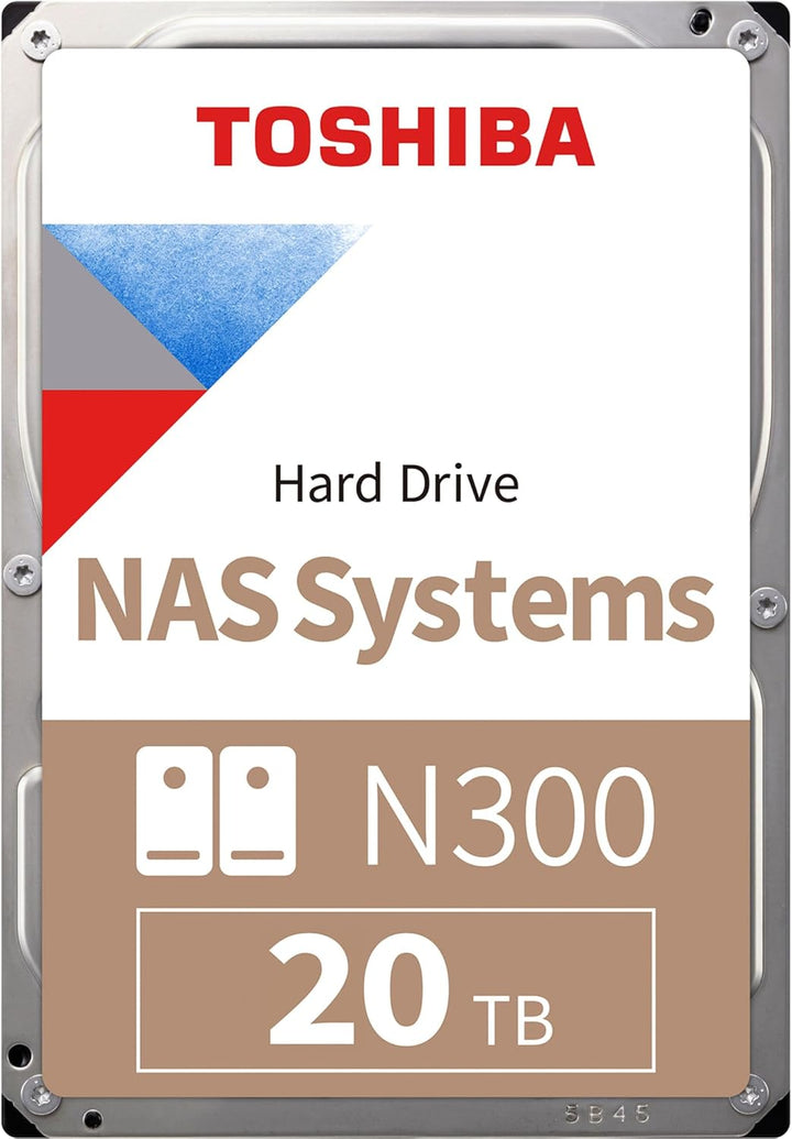 Toshiba N300 NAS HARD DRIVE 20 TB BULK Serial ATA GB 7.200 rpm SATA 512 MB