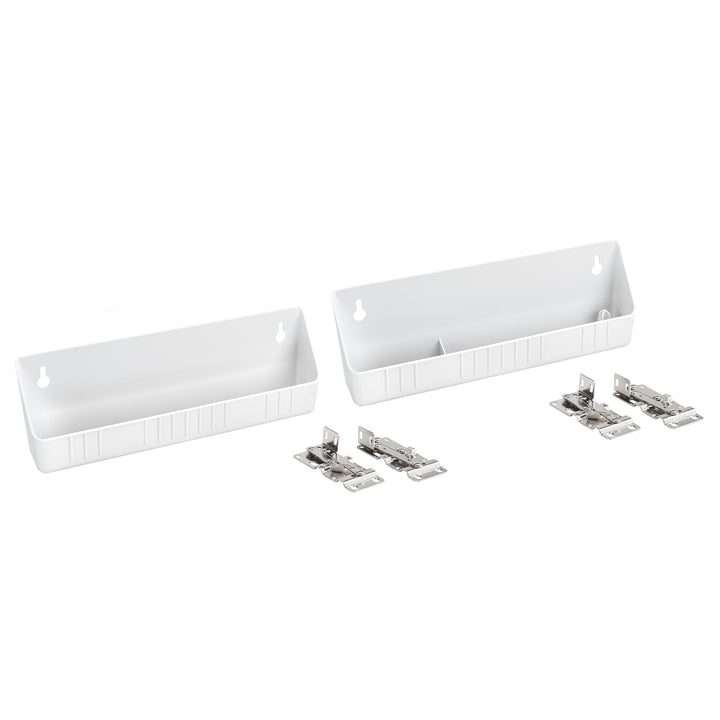 Rev-A-Shelf - 6572-11-11-52 – 27,9 cm weisse Polymer-Ausguss-Frontschalen und Scharniere 11 in., 27.
