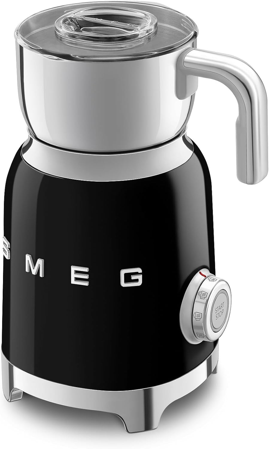 SMEG MFF11BLEU Milchschäumer, Plastic, Schwarz