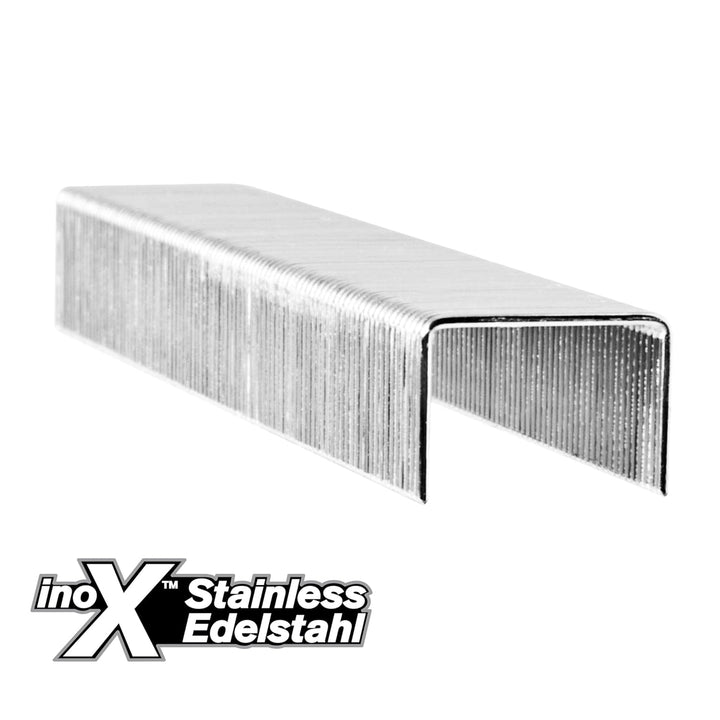 Rapid Tackerklammern Edelstahl Typ 13, 8mm Klammern V2A, 2.500 Stk., Feindrahtklammern für Holz und