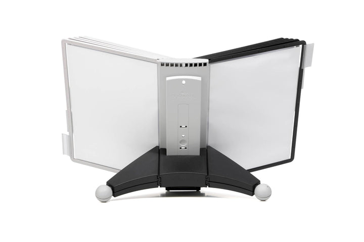 Durable Sichttafelsystem Sherpa Table mit 10 Sichttafeln, 1 Stück, schwarz/grau, 563222 Tisch 10 Taf