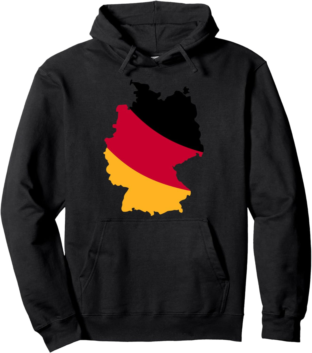 Deutschland Karte Pullover Hoodie