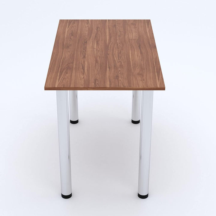mikon 60x40 | Esszimmertisch - Esstisch - Tisch mit Chrombeinen - Küchentisch - Bürotisch | Burgund