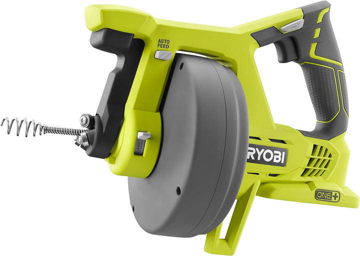 RYOBI 18 V ONE+ Akku-Rohrreinigungsgerät R18DA-0 (Kabeldurchmesser 6 mm, Aufsatzspirale: Ø 15 mm, Sp