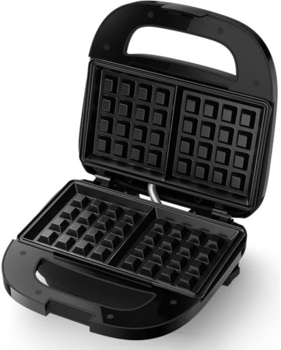 Philips Waffle Maker Series 3000 HD2332/90, 750 W, 240 V, Non-stick plates, Black
