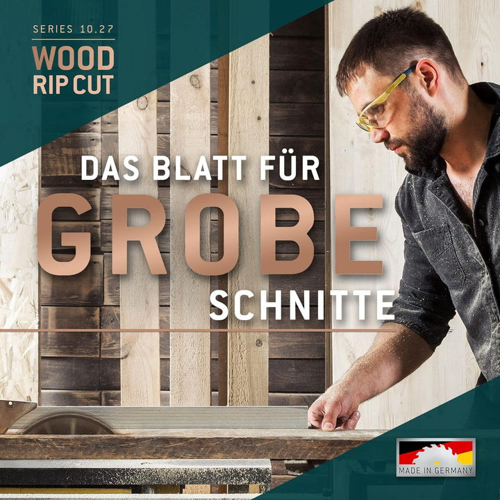 Bayerwald - CV Kreissägeblatt - Ø 400 mm x 3,0 mm x 30 mm | Wolfszahn (56 Zähne) | grobe, schnelle Z