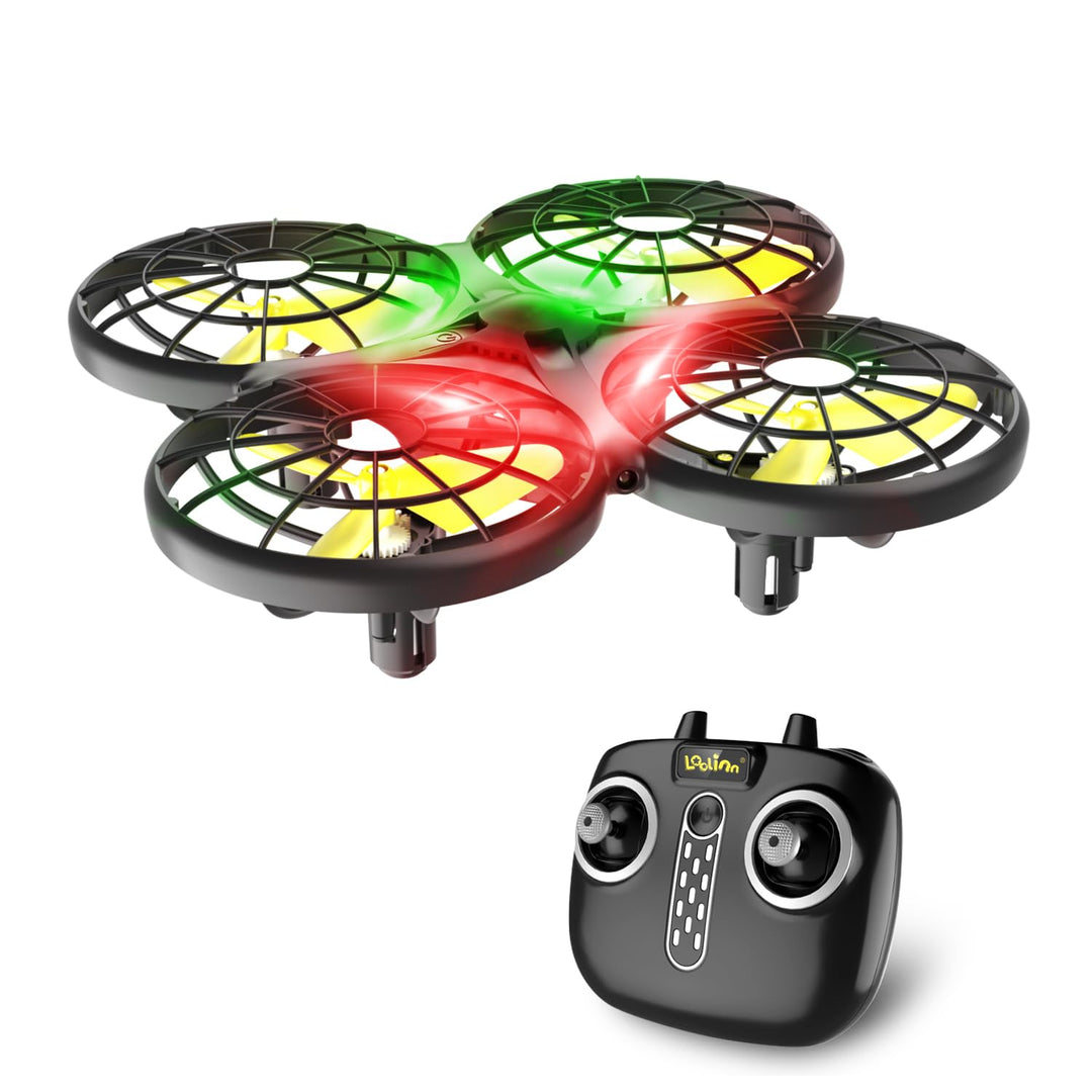 Loolinn | Drohne für Kinder - Mini Drohne, RC Quadrocopter mit Antikollisionstechnologie / 360° Flip