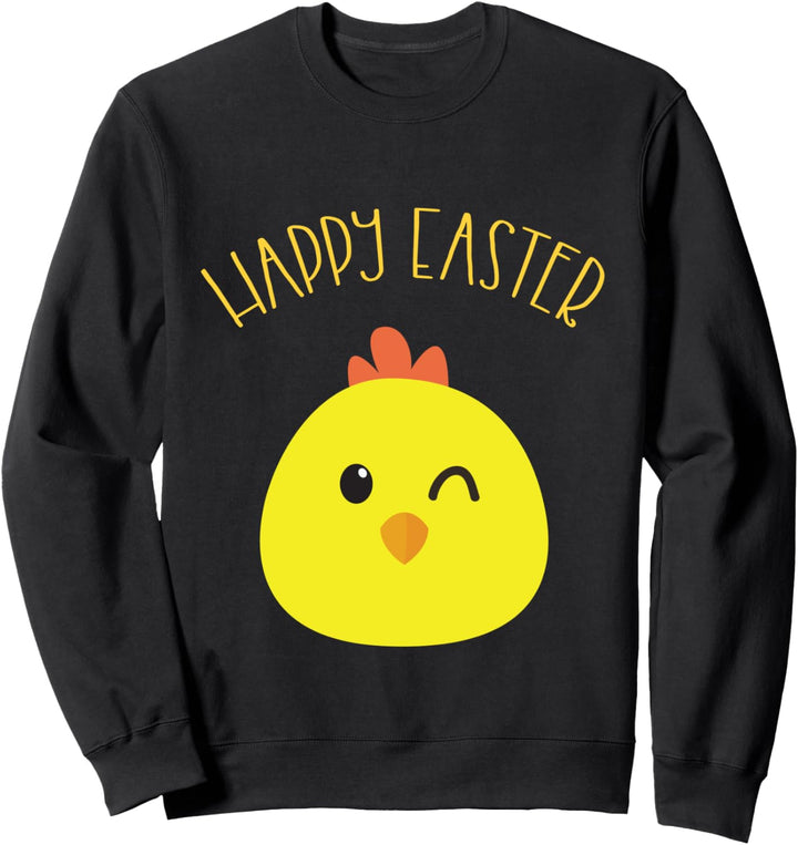 Frohe Ostern lustiges süsses Huhn Kawaii Sweatshirt