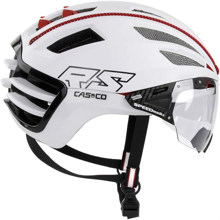 CASCO SPEEDairo2 RS Visier-Rennradhelm-White matt Weiss S, Weiss S