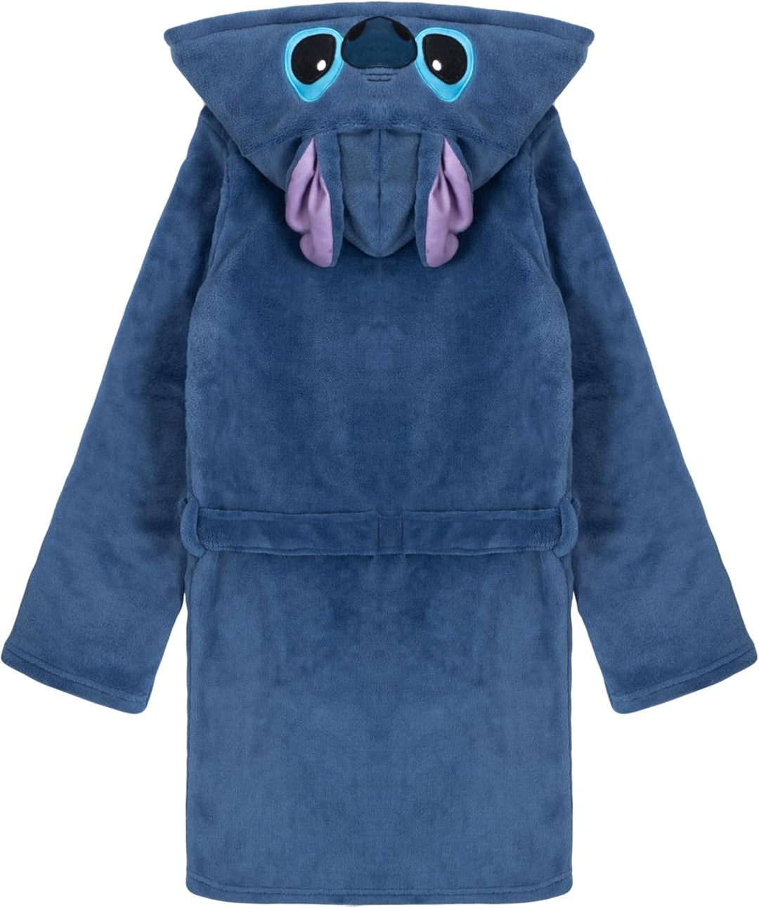Disney Lilo & Stitch Bademantel für Mädchen, Fleece Morgenmantel mit Kapuze und Ohren, Hausmantel, G