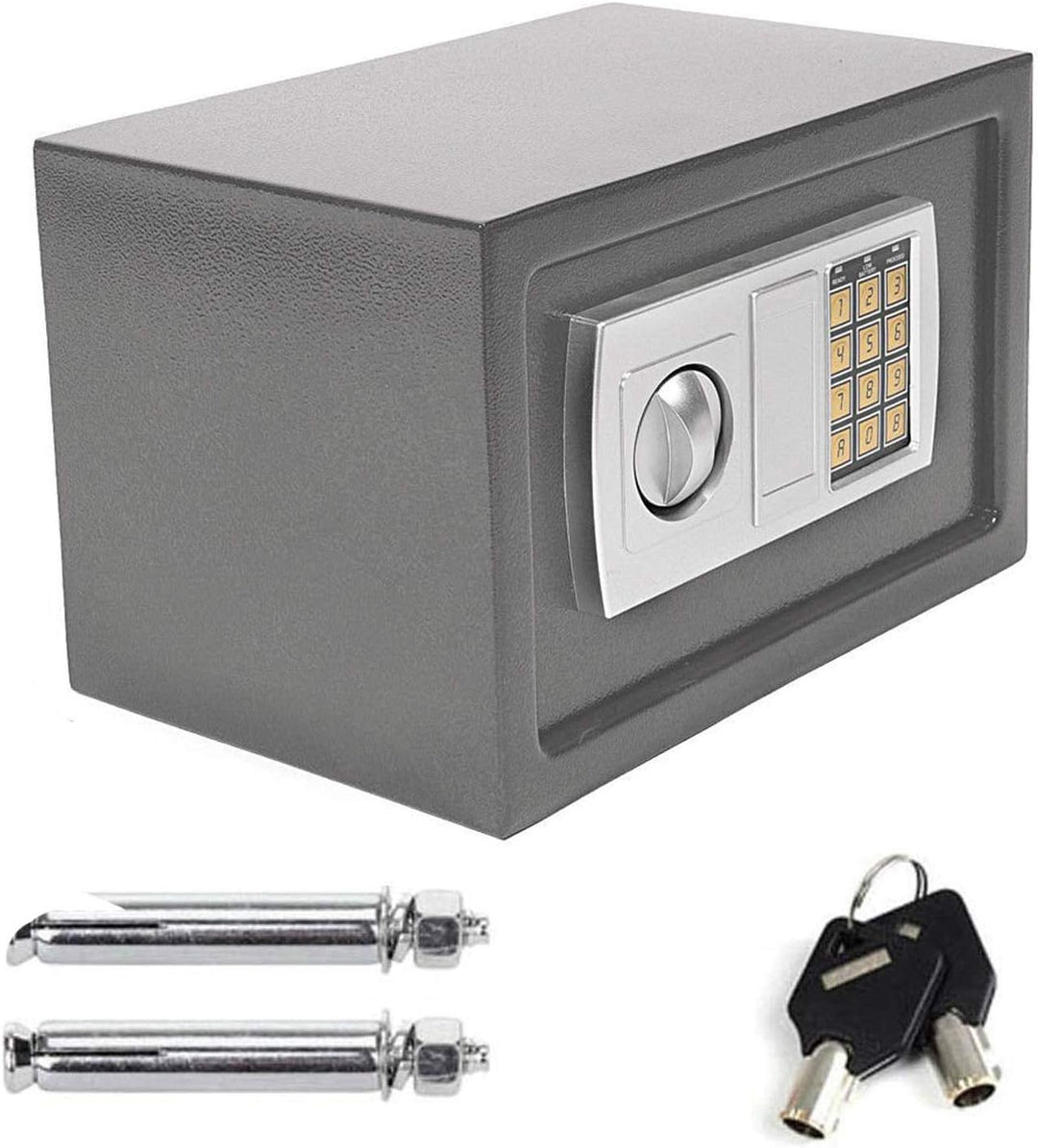 Safe Tresor mit Schlüssel mit Elektronischem Zahlenschloss Möbeltresor Wandtresor Numerische Digital