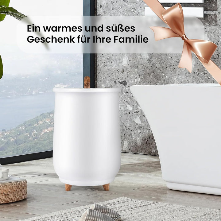 COSTWAY 23L Handtuchwärmer elektrisch, Handtuchtrockner mit 3 Heizstufen, 20/40/60/90-Minuten-Timer,