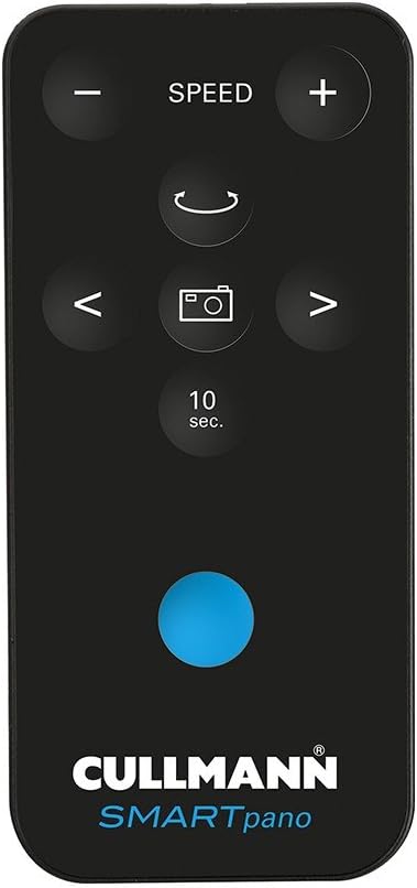 Cullmann 50220 SMARTpano 360 elektronischer Panoramakopf mit IR-Fernbedienung für Kamera/Smartphone