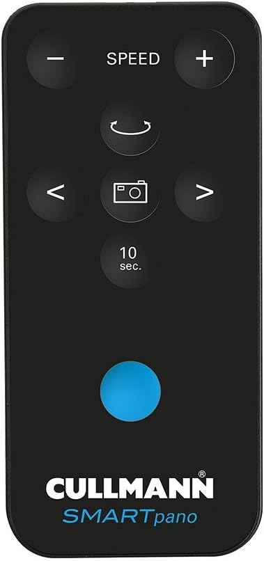 Cullmann 50220 SMARTpano 360 elektronischer Panoramakopf mit IR-Fernbedienung für Kamera/Smartphone