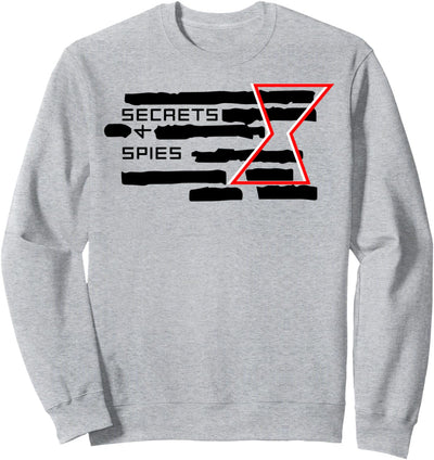 Marvel Black Widow Secrets And Spies Logo Sweatshirt