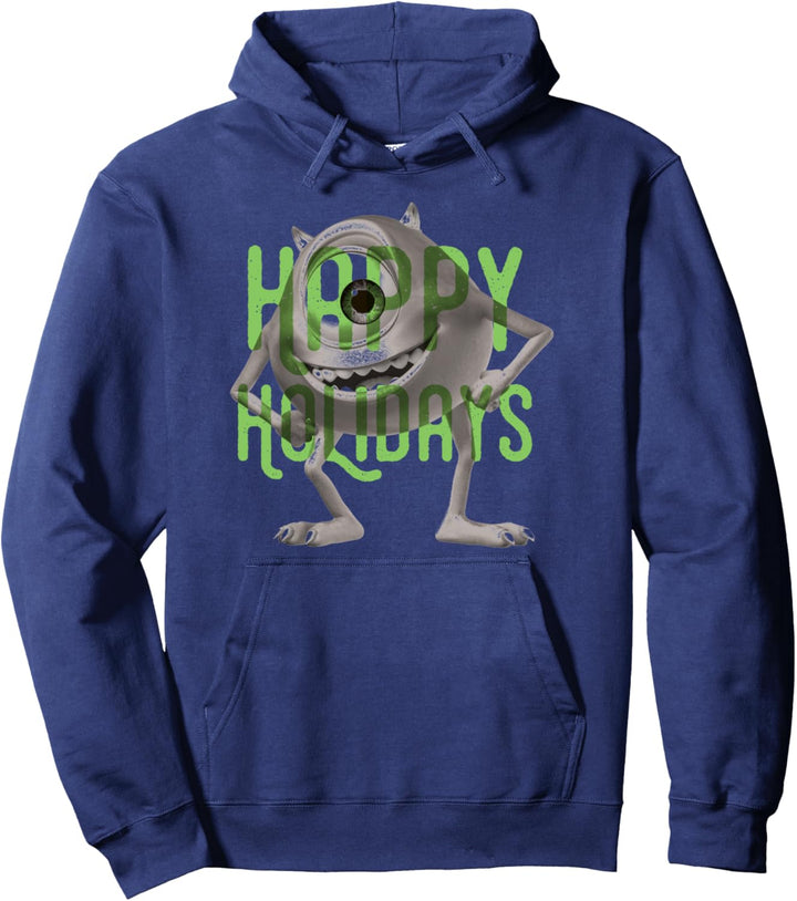 Disney Pixar Monsters University Mike Happy Holidays Pullover Hoodie