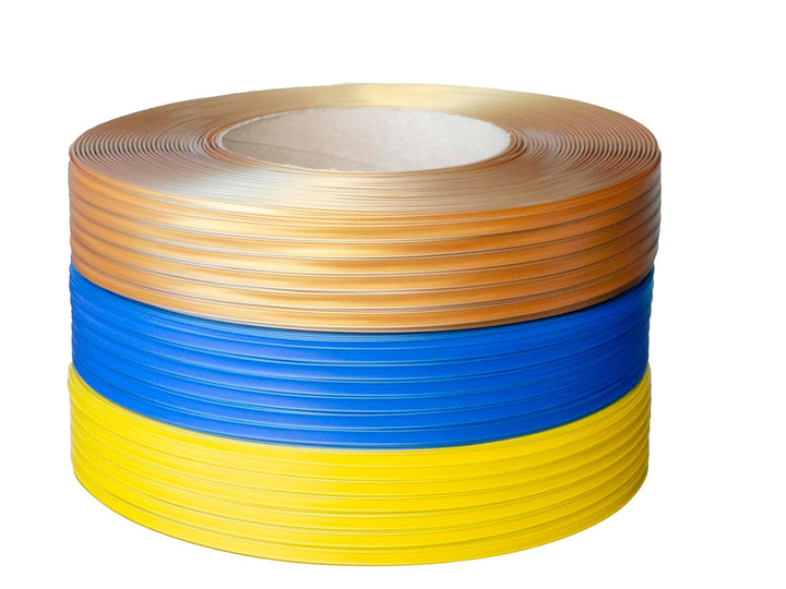 Premium Clipband Rolle aus Kunststoff Draht 2/7 500m (Weiss), Weiss