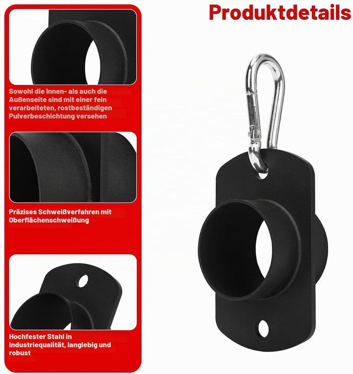 T-Bar Row Platform Landmine Eyelet Attachment for 5.1 cm Olympic Bar, Landmine Row Handle Standard B