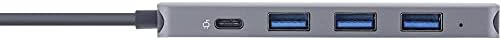 InLine USB 3.2 USB-Typ C Multi Hub (4X USB-A 5Gb/s + USB Typ-C (Data/PD 87W), OTG, Aluminiumgehäuse,