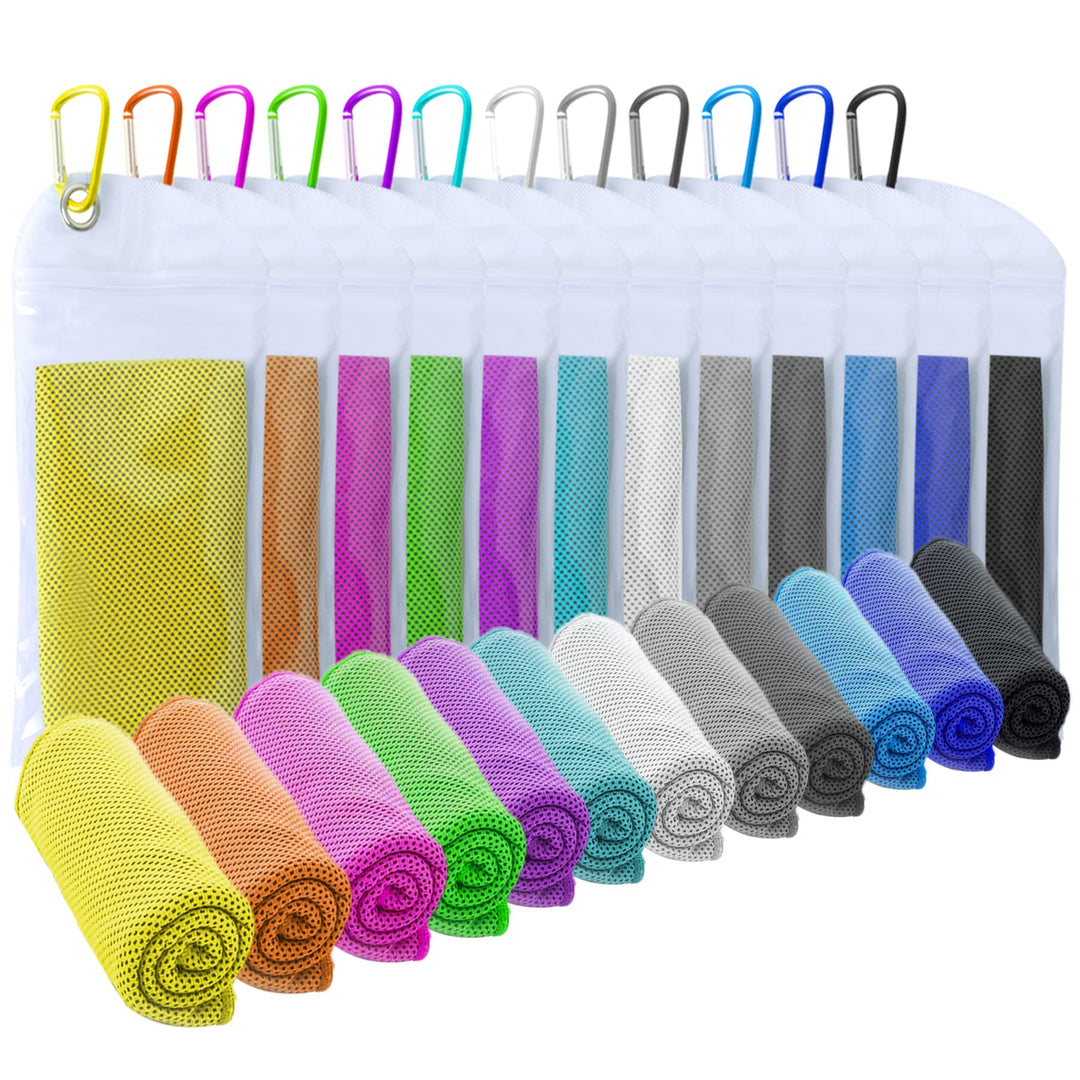 SZELAM Kühlendes Handtuch,EIS-Handtuch,Atmungsaktives,kühles Handtuch,Mikrofaser-Handtuch für Yoga,
