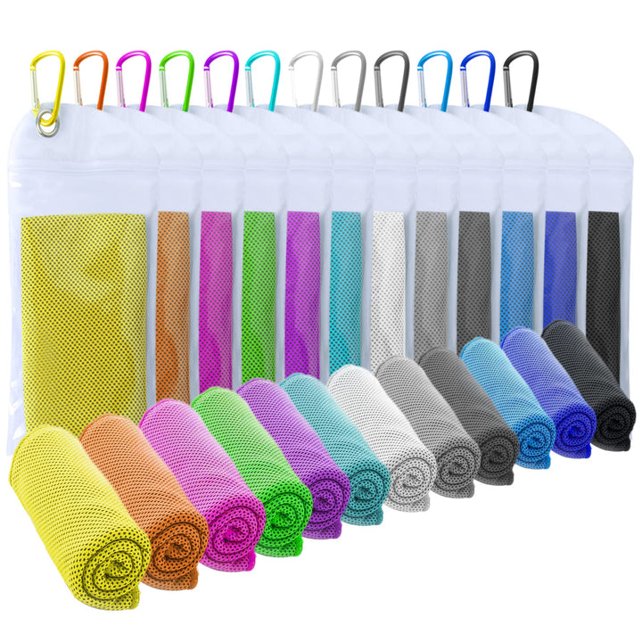 SZELAM Kühlendes Handtuch,EIS-Handtuch,Atmungsaktives,kühles Handtuch,Mikrofaser-Handtuch für Yoga,