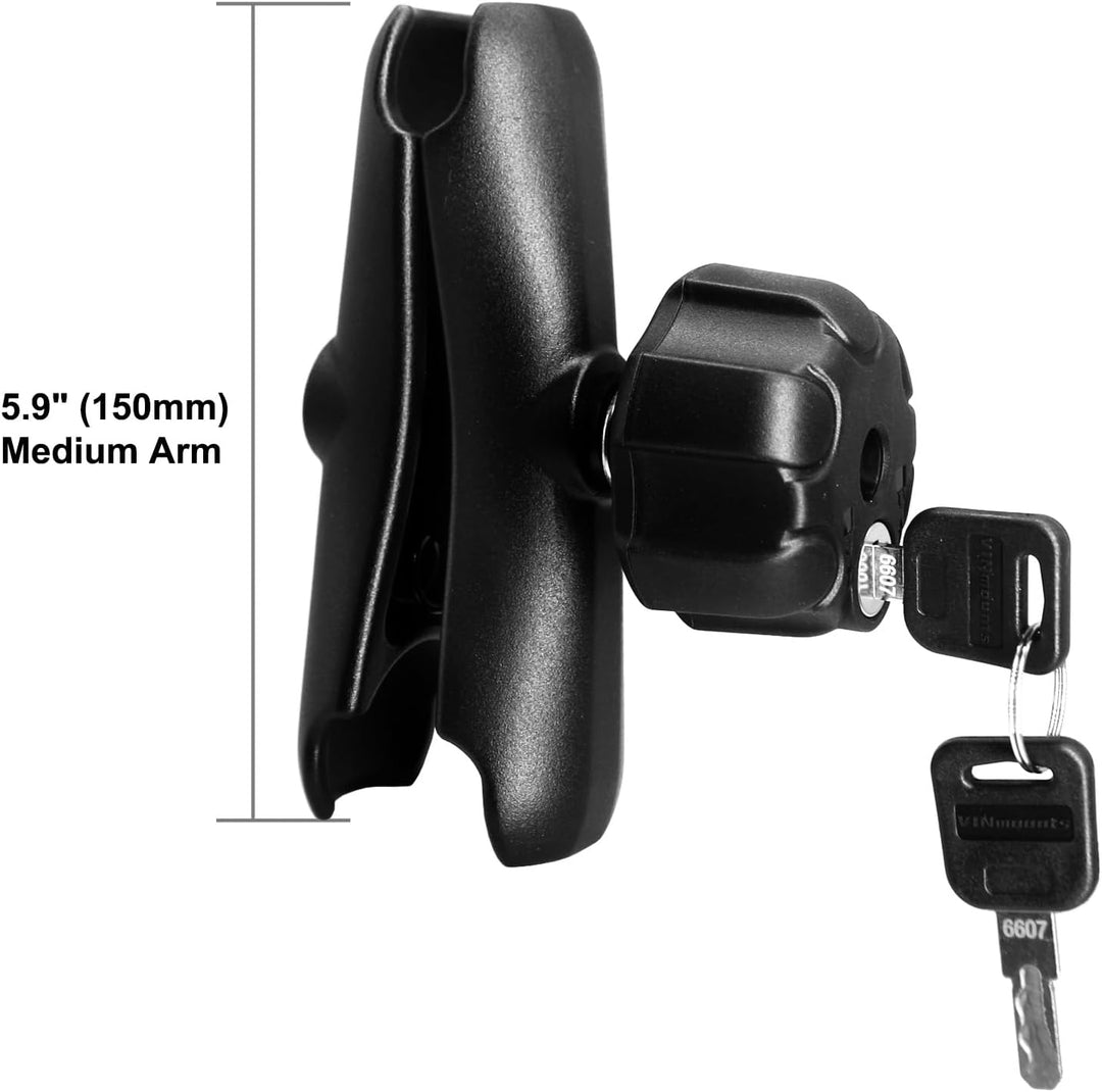 Aluminium Pleuelstange für C Grösse / 38mm Ball Zubehör, Double Socket Arm für 1,5 Zoll Ball (Anti-D