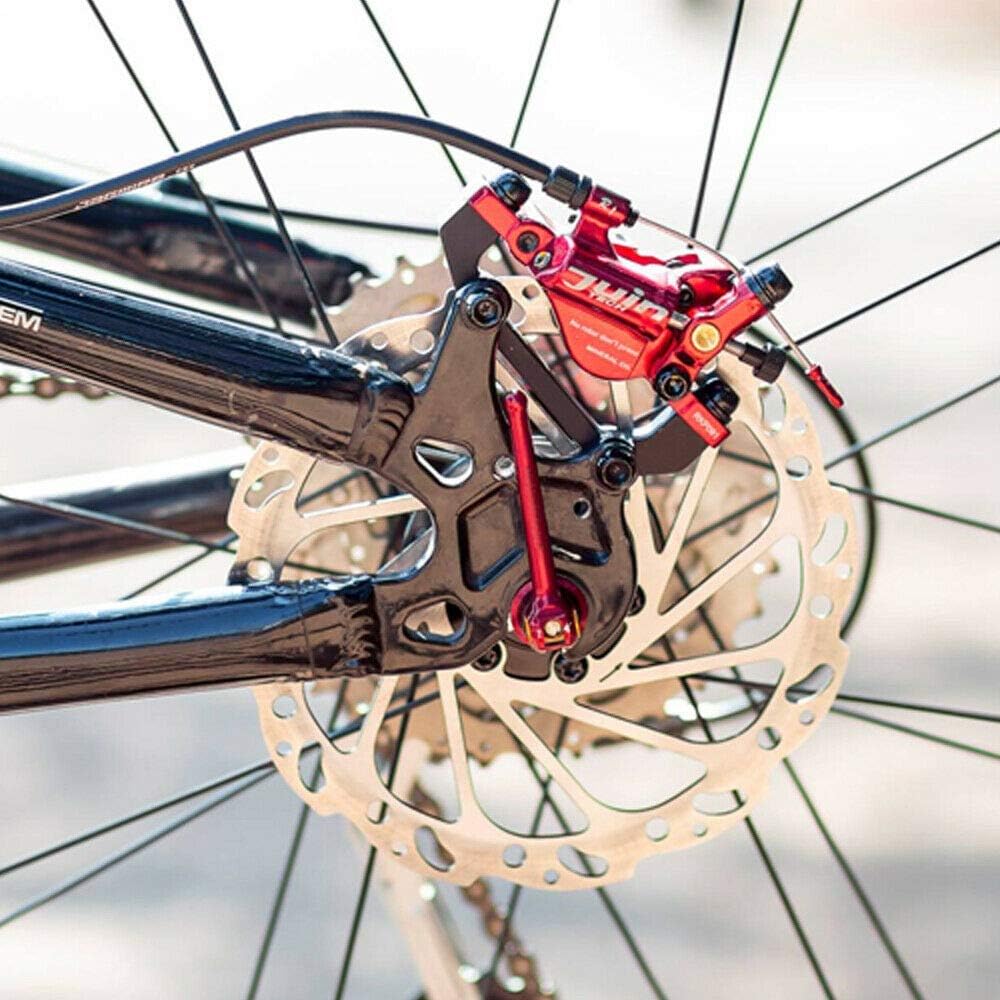 Juin Tech R1 Hydraulic Road CX Disc Brake Set 160mm with Rotor, Front and Rear, Black, JT1902
