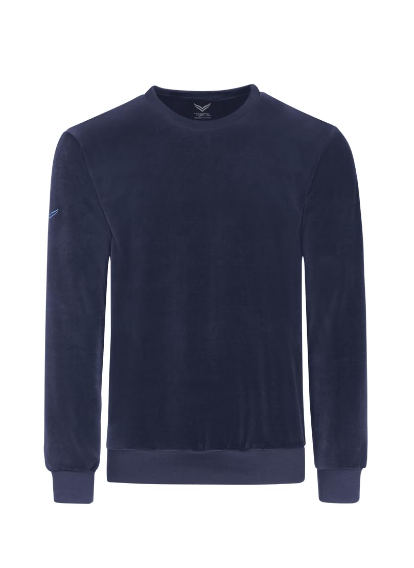 Trigema Herren Nicki-Shirt XL Navy, XL Navy