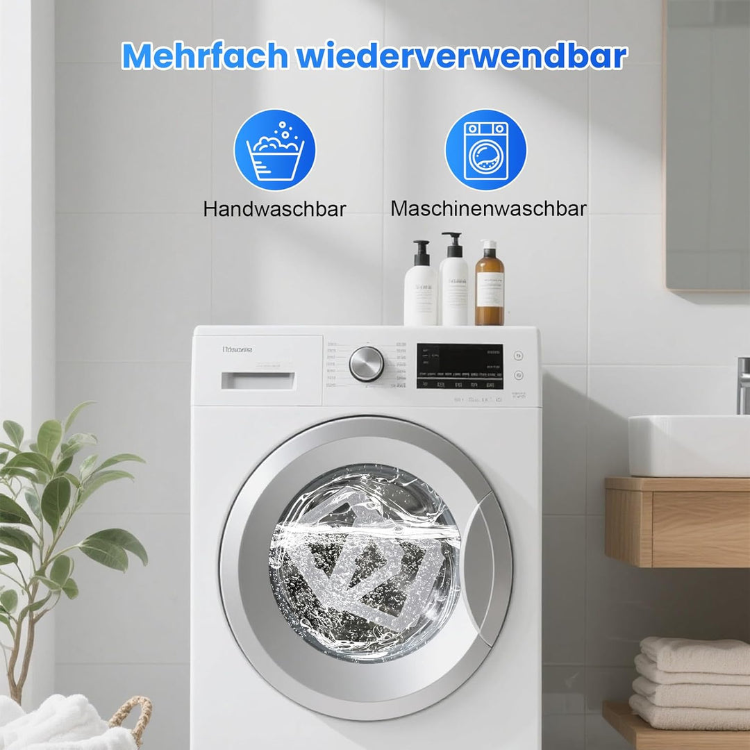 14 Stück Reinigungspad für ECOVACS WINBOT Mini 2 Fensterputzroboter, Waschbare Mikrofaser Wischtüche