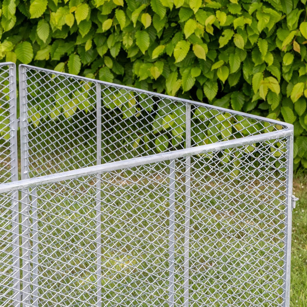 VOSS.garden Gartenkomposter 100x100x80cm Metallkomposter 800L Kompostbehälter aus Metallgitter, Biok