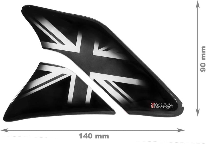 BIKE-label Seitentank Tankpad Union Jack England kompatibel für Triumph 800148