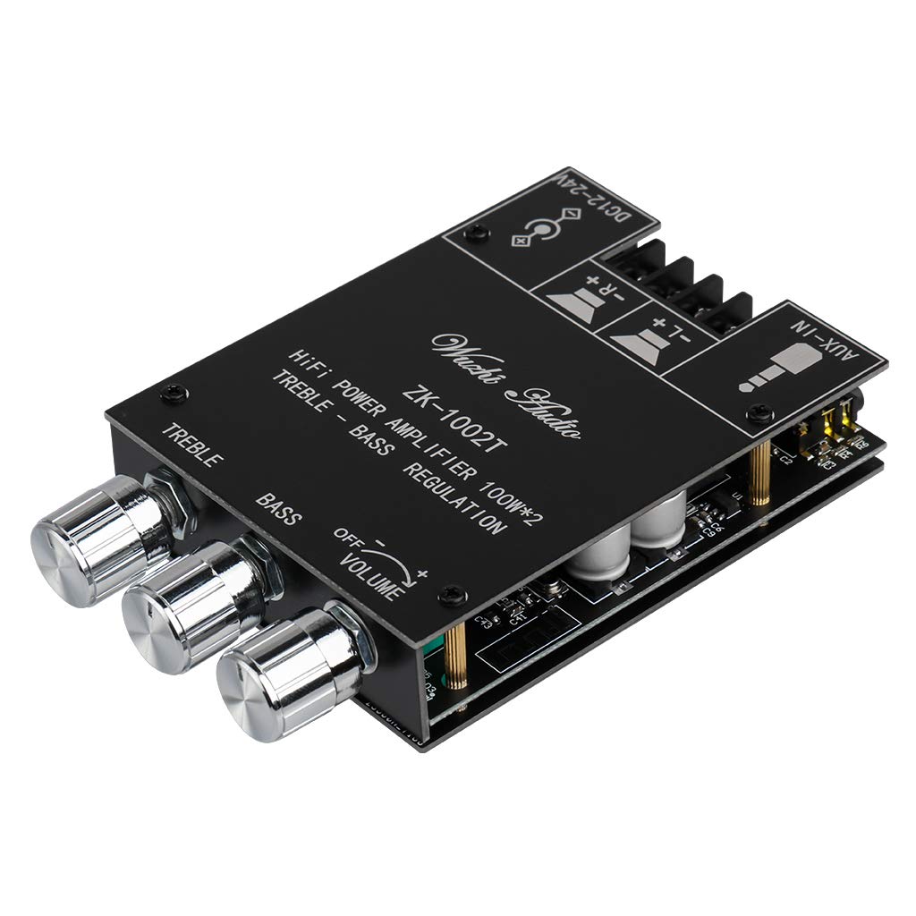 HiFi-Verstärker ZK-1002T Mini Bluetooth5.0 Verstärker Modul 2.0 Kanal 200W Stereo Audioverstärker DC