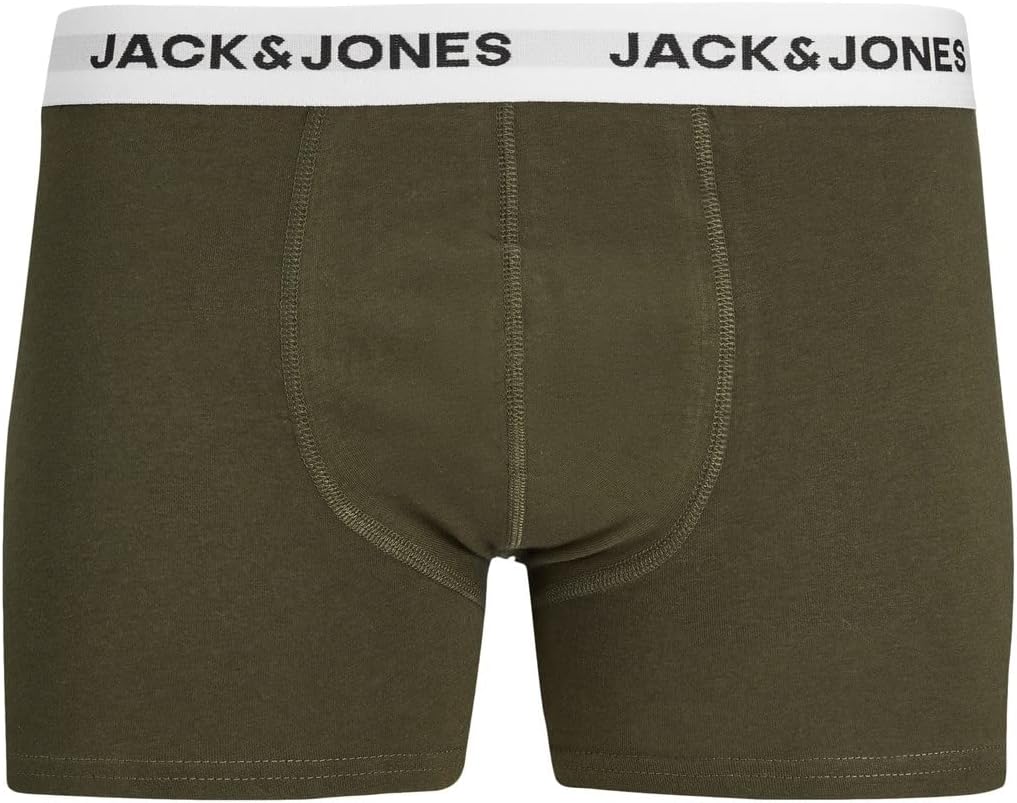 JACK & JONES Male Kurze Boxershorts 10er-Pack Kurze Boxershorts S 4x Schwarz, 2x Port Royale, 2 Ivy
