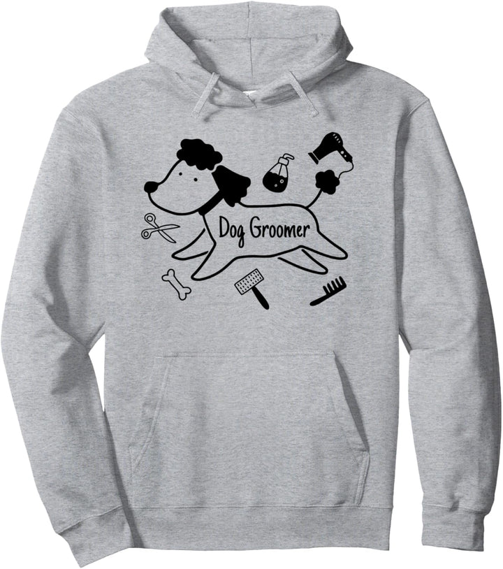 Hundefriseur Bekleidung Tierhaarpflege Welpen Stylist Pudel Pullover Hoodie