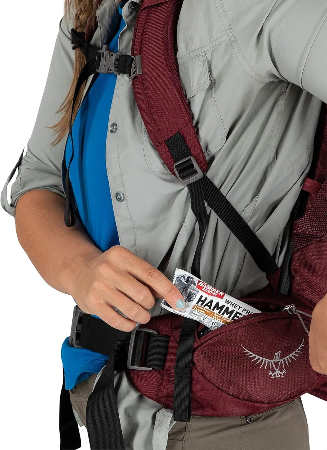 Osprey Europe Damen Viva 45 Backpack Tunnel Vision Grey, Tunnel Vision Grey